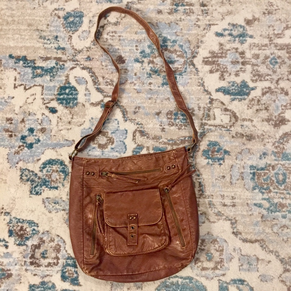 Cognac Crossbody Bag Mossimo